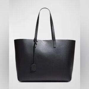 Saint Laurent Shopping Bag East-West Tote in Smooth Leather
